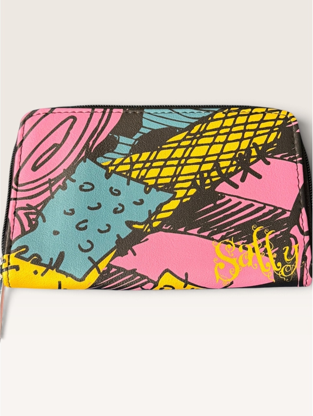 Nightmare Before Christmas Sally Buckle-Down Zip Around Wallet Disney Licensed